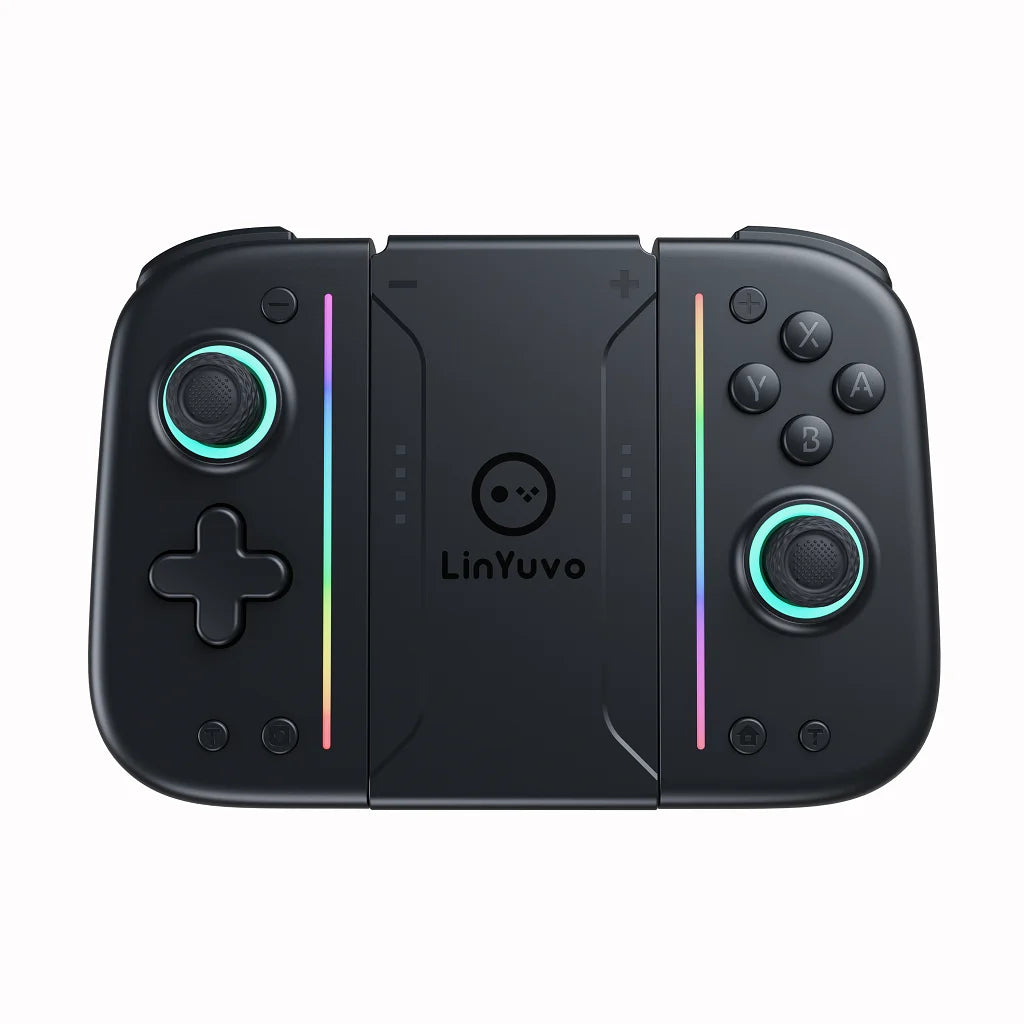 LinYuvo Wireless Switch Controller KS52 for Nintendo NS/OLED,Wireless Joypad Controller with Adjustable Vibration&Large Battery
