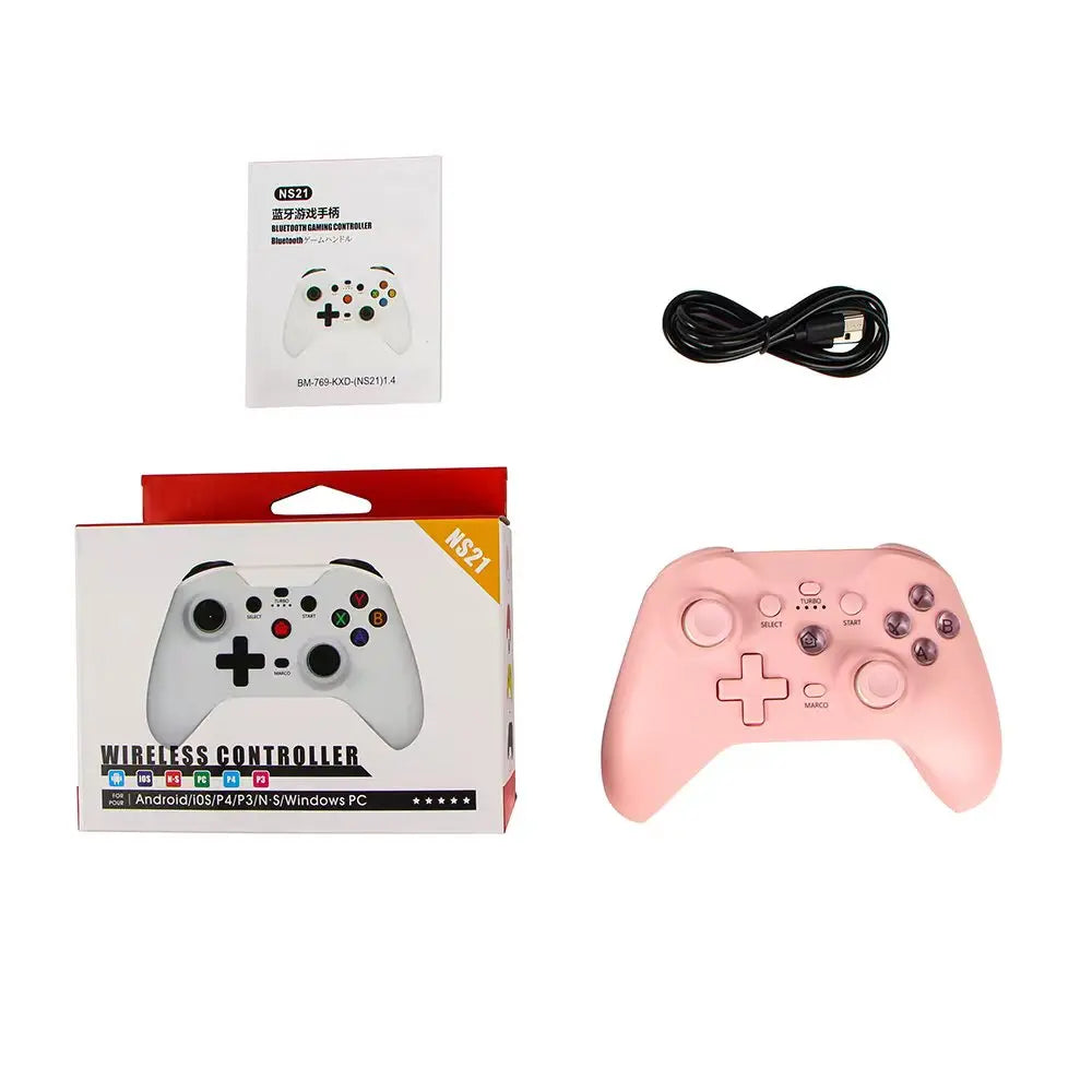 NS21 Smartphone wireless game controller supports PC Computer Android/iOS with Dual motor vibration For NDS switch 1/2 gamepad